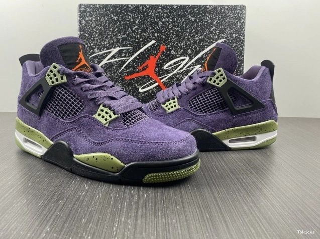 Cheap TBK Jordan 4 Purple WMNS AQ9129-500 Canyon Air 0716